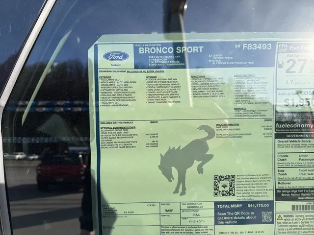 2025 Ford Bronco Sport Outer Banks